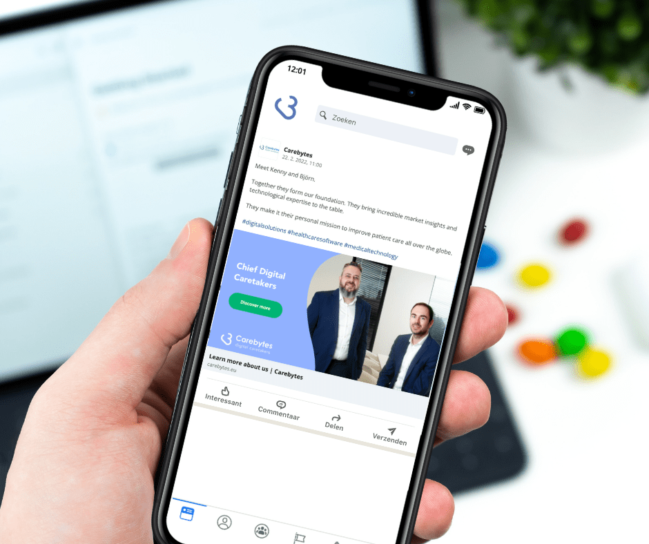 Carebytes social post